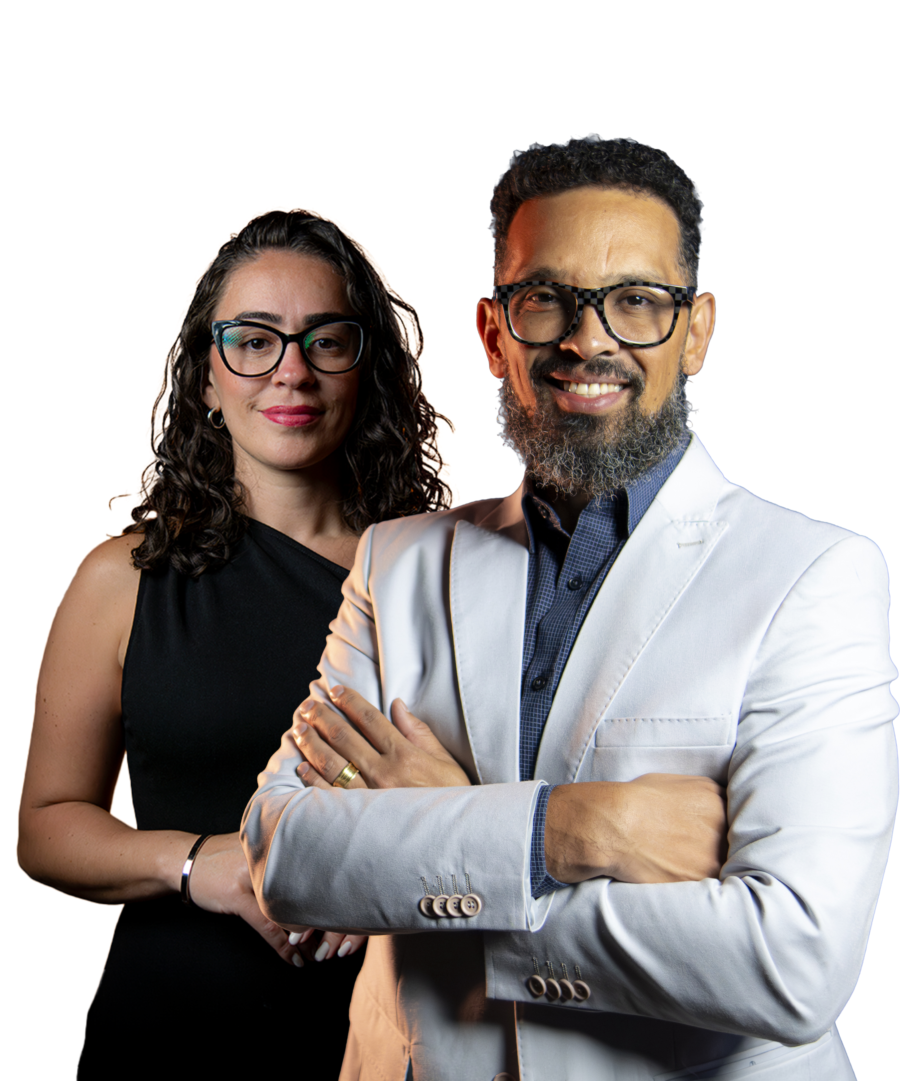 Ícaro e Tay, fundadores do Clube Gestor